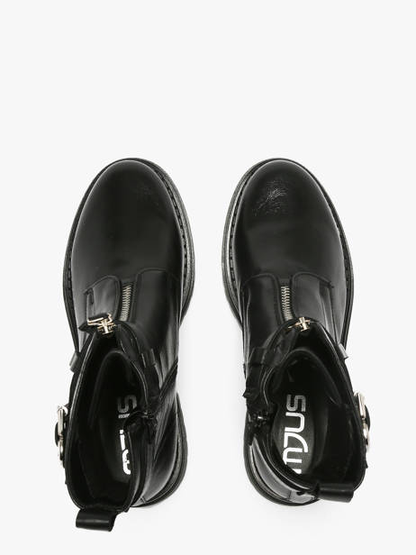 Enkellaarsjes Uit Leder Mjus Zwart women L97202 ander zicht 3